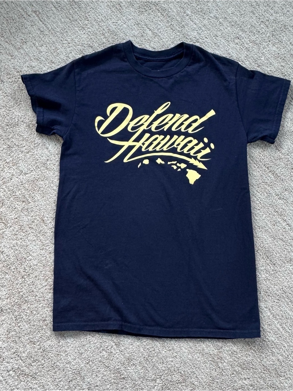 Defend Hawaii Navy T-Shirt-Like New